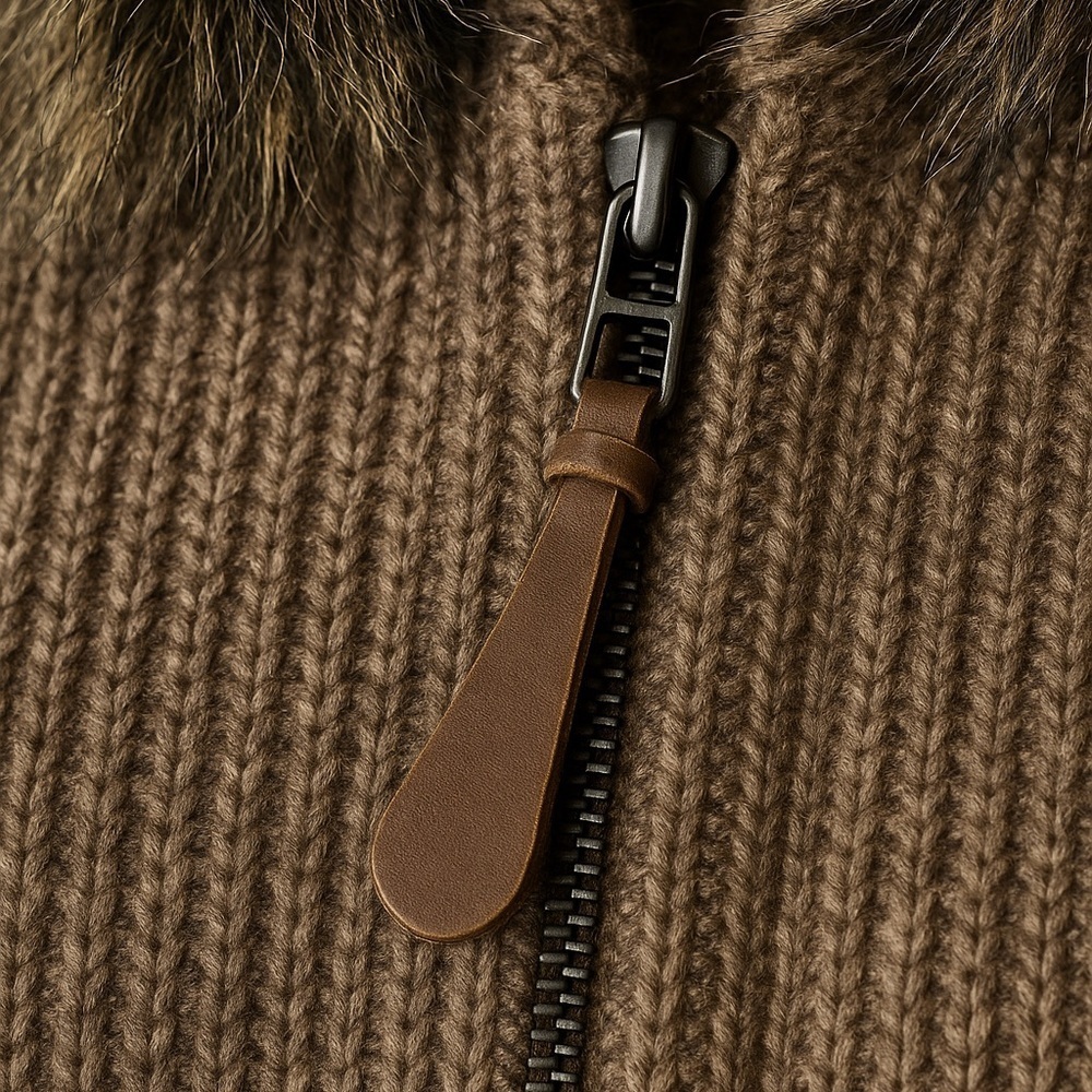 Cynthia Rowley Wool Blend Faux Fur Collar Jacket M Apres Ski Cozy Ski Lodge - Picture 2 of 11